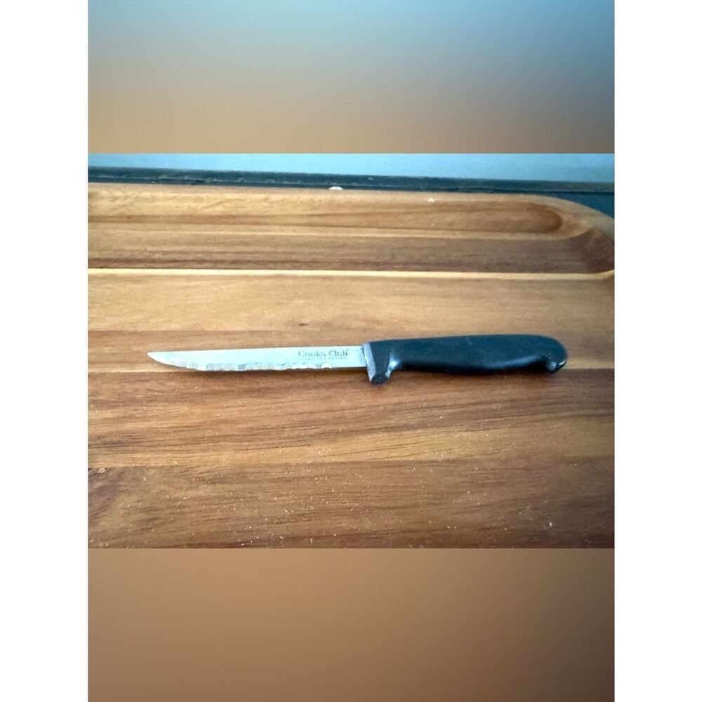 Cooks Club Stiff Narrow Boning Filet Knife Stainless
